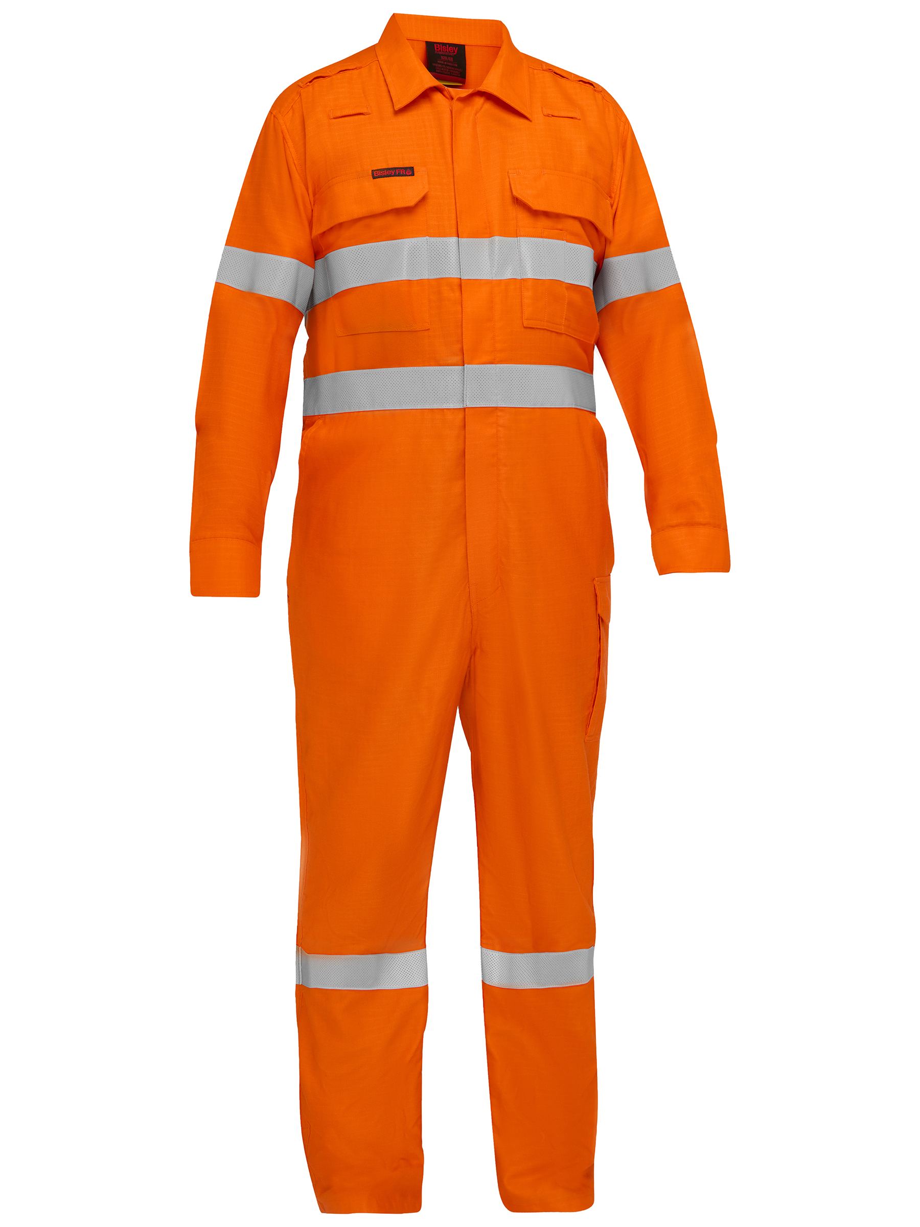 Apex 160/185 Taped Hi Vis FR Zip Front Coverall (BC8475T)