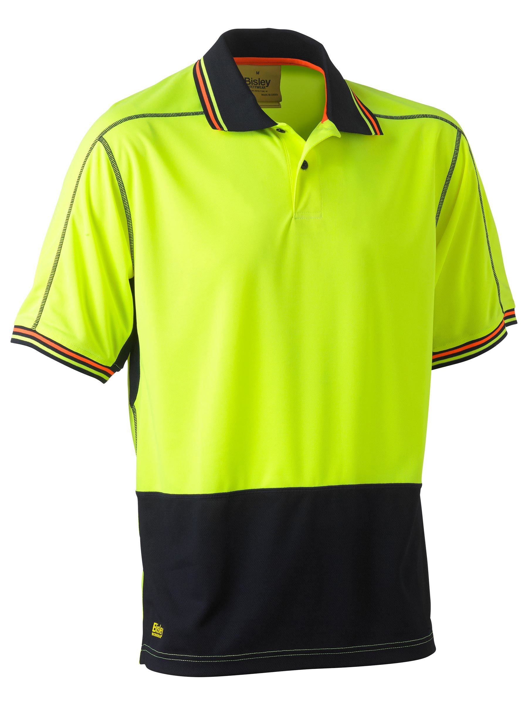 Hi Vis Polyester Mesh Polo (BK1219)