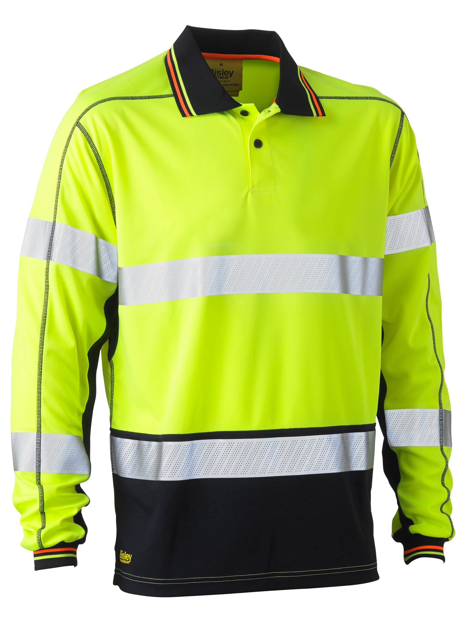 Taped Hi Vis Polyester Mesh Polo (BK6219T)