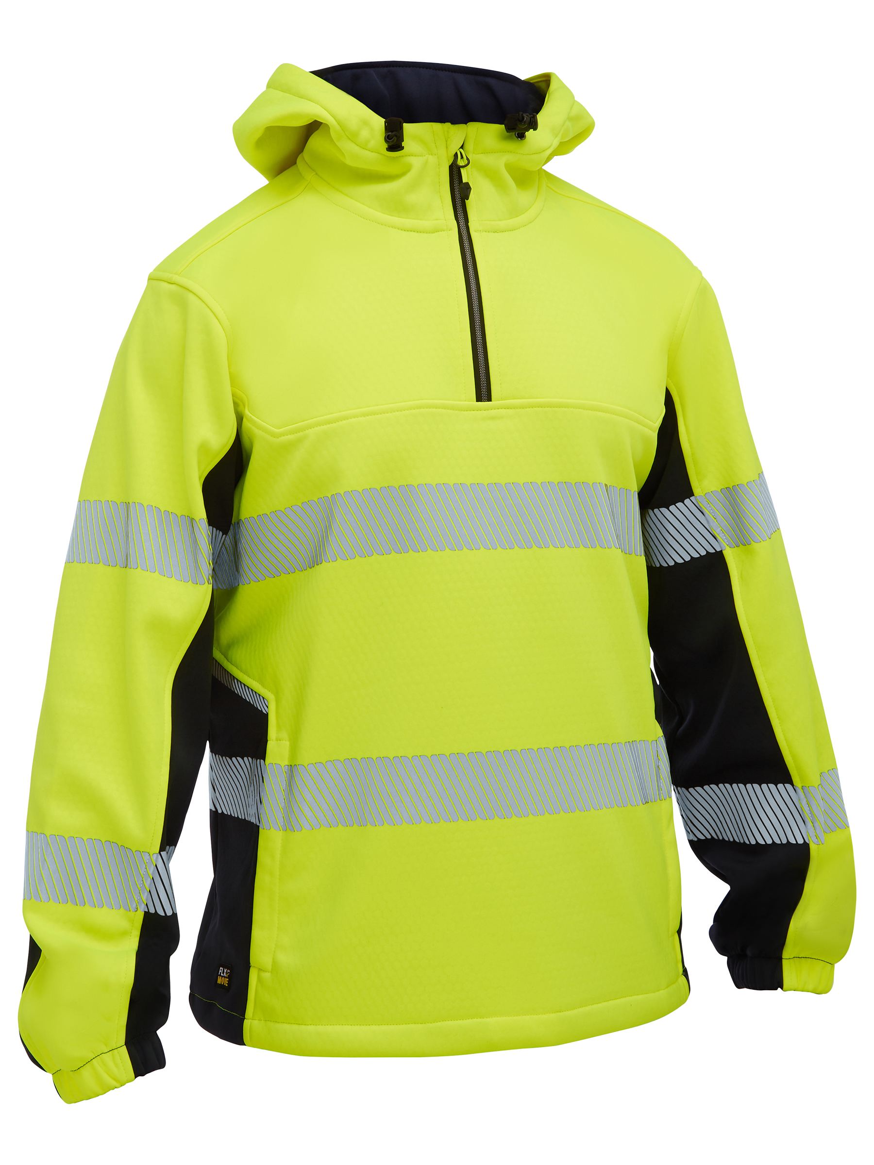 Flx & Move™ Hi Vis Taped Liquid Repellent Fleece Hoodie (BK6571T)