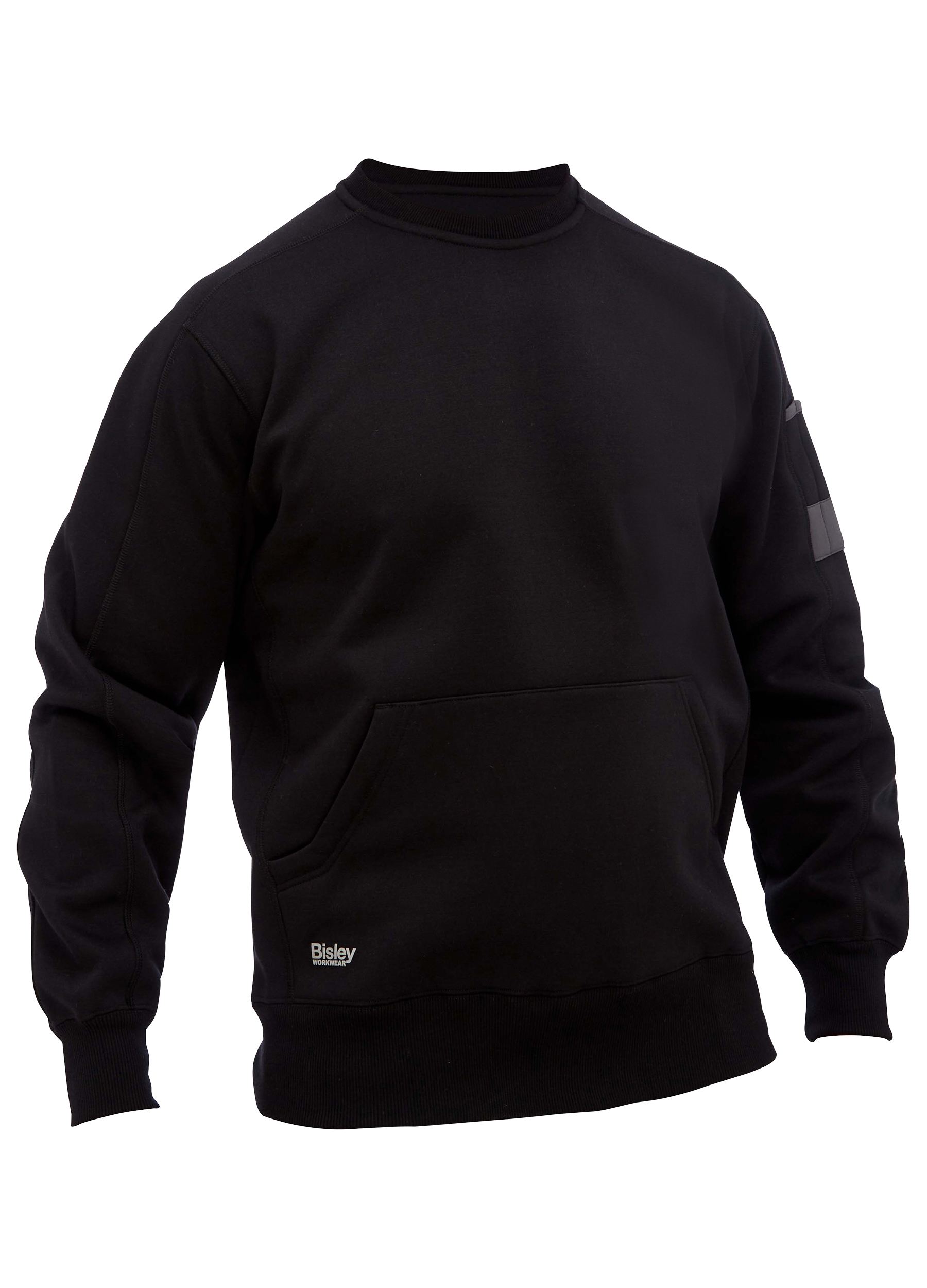 Work Fleece Crew Neck Jumper (BK6723)