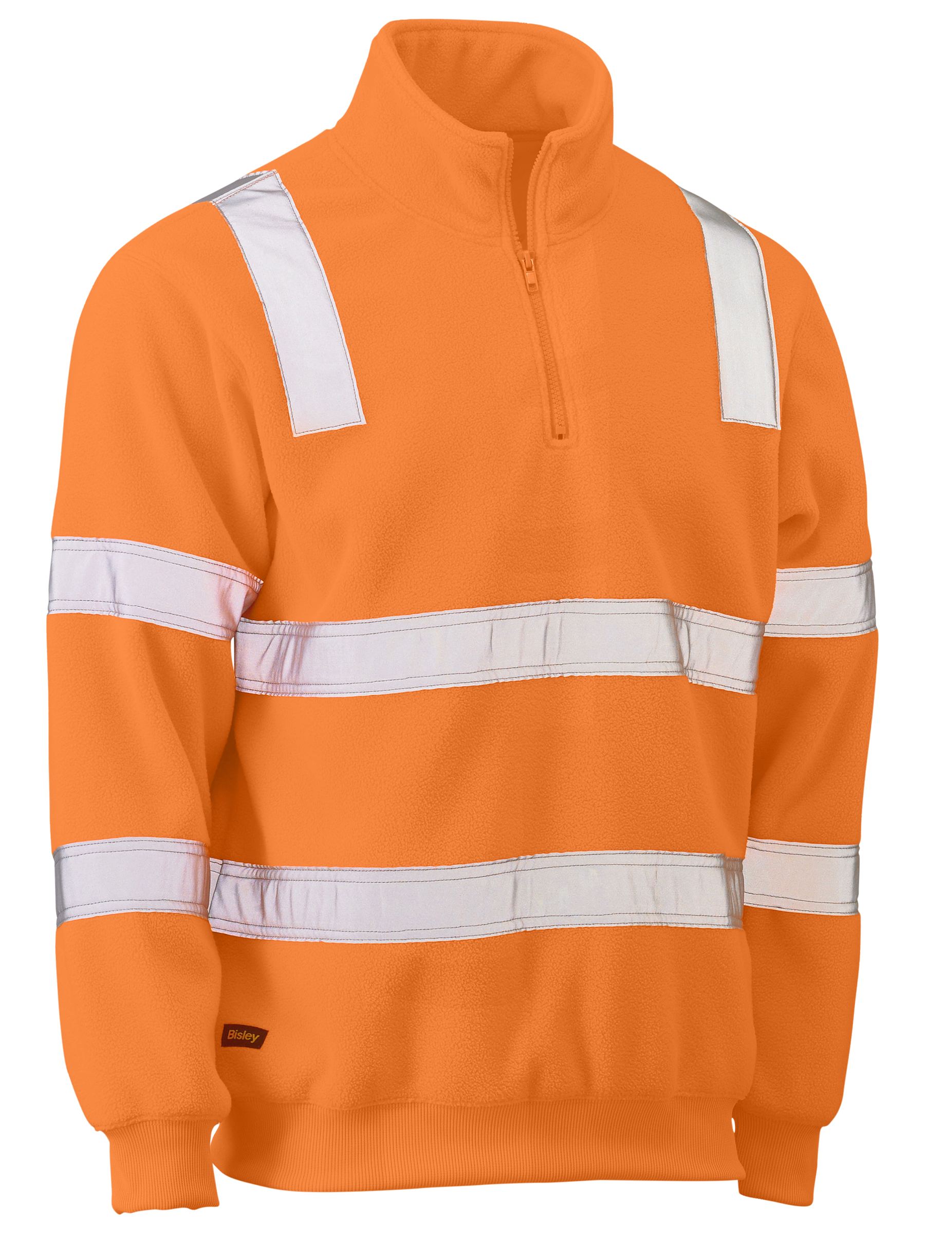 Taped Hi Vis Rail Polar Fleece Jumper (BK6816T)