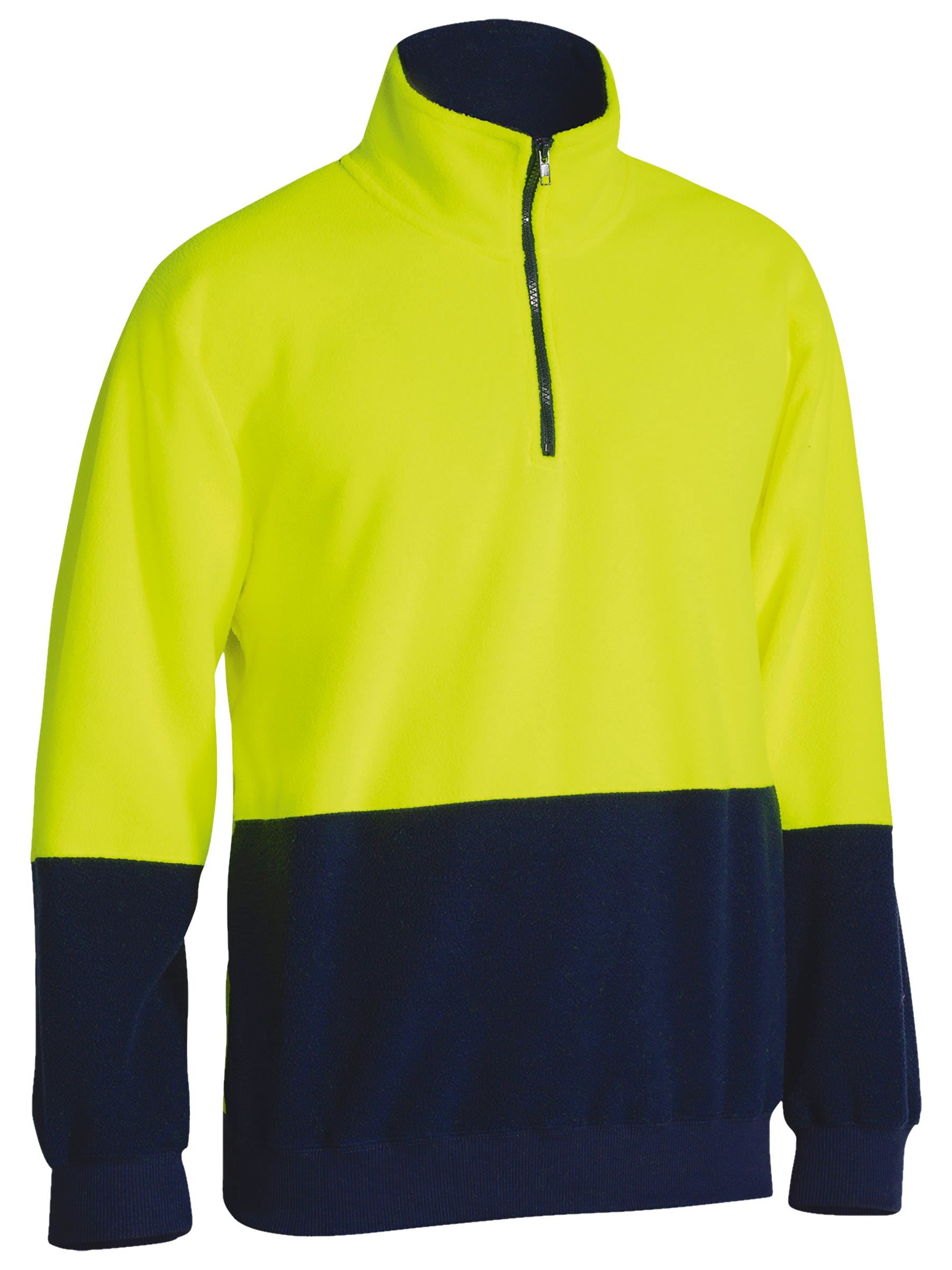 Hi Vis Polar fleece Zip Pullover (BK6889)