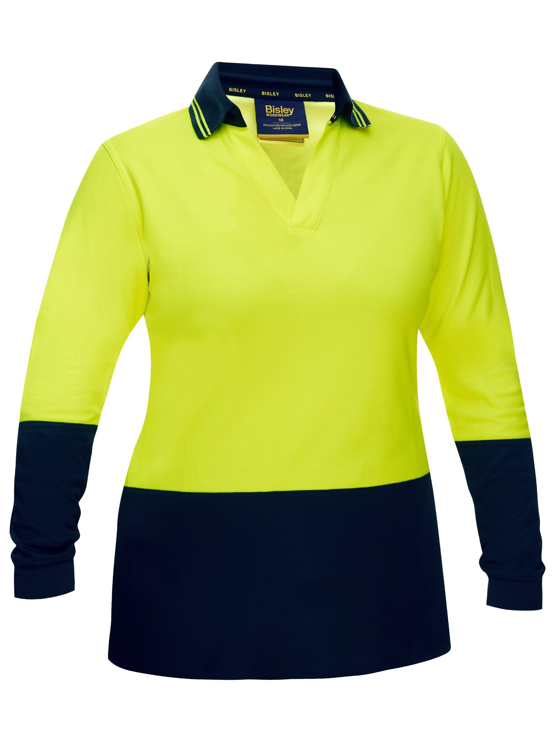 Women's Hi Vis V-Neck Polo (BKL6234)