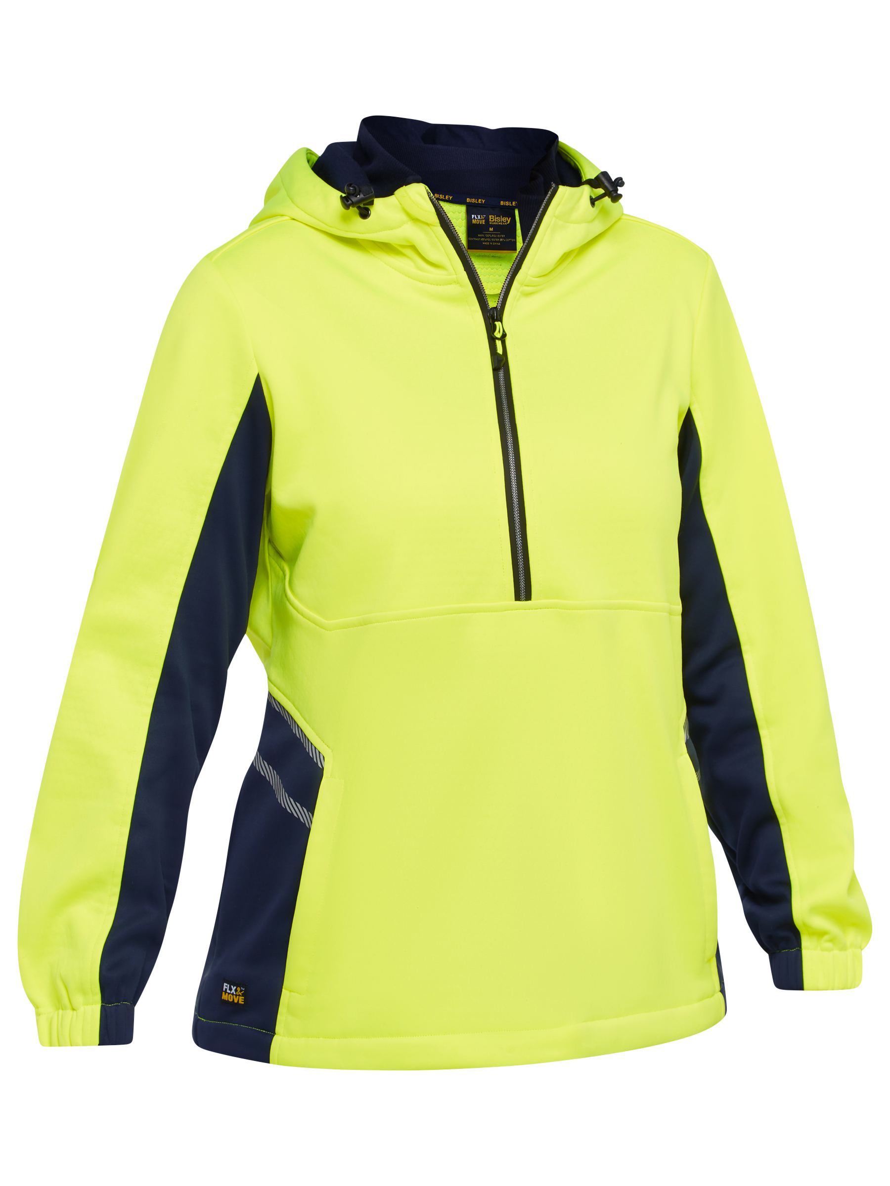 Women's Hi Vis Liquid Repellent Fleece Hoodie (BKL6571)