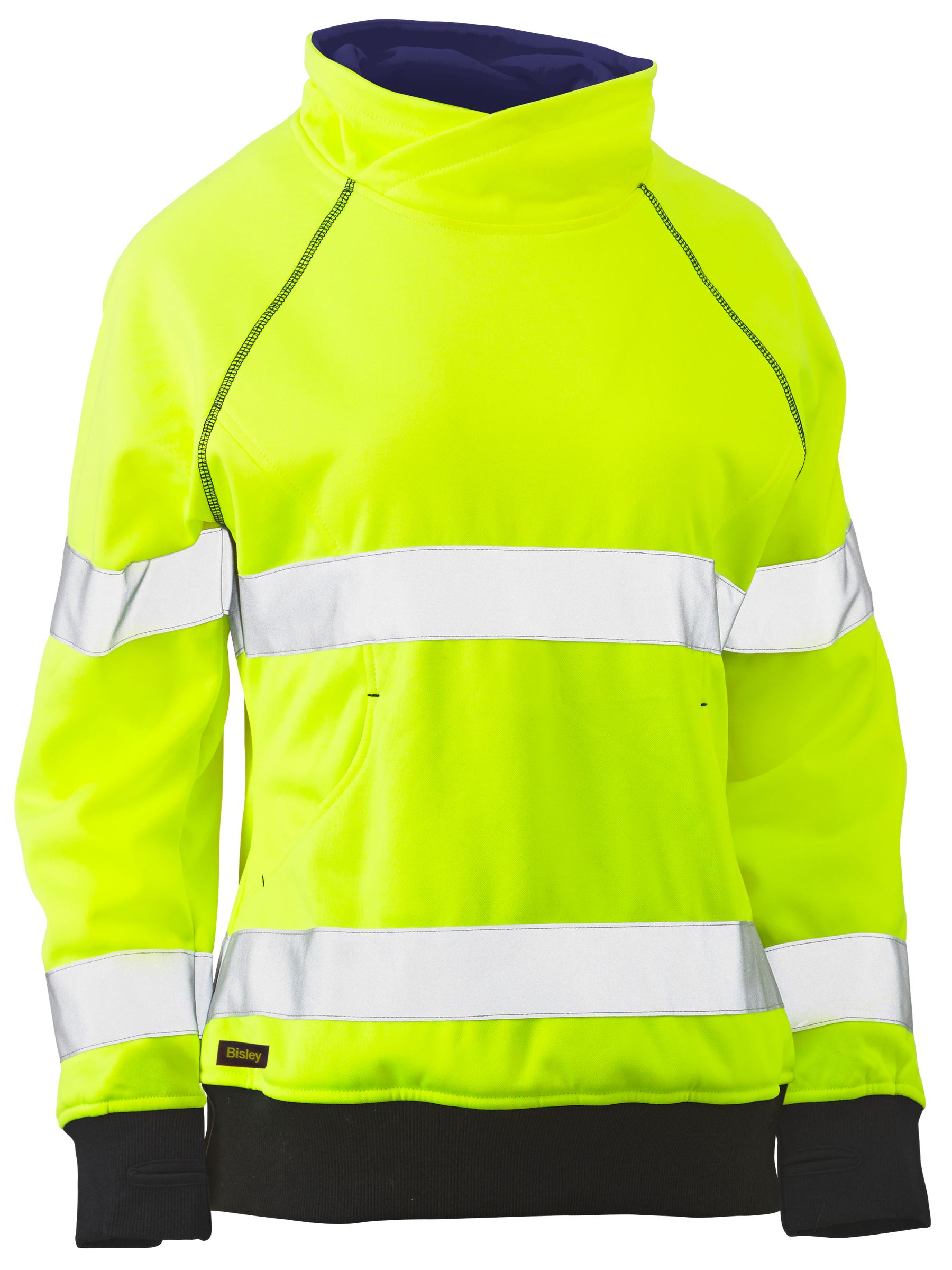 Women's Taped Hi Vis Fleece Jumper (BKL6818T)