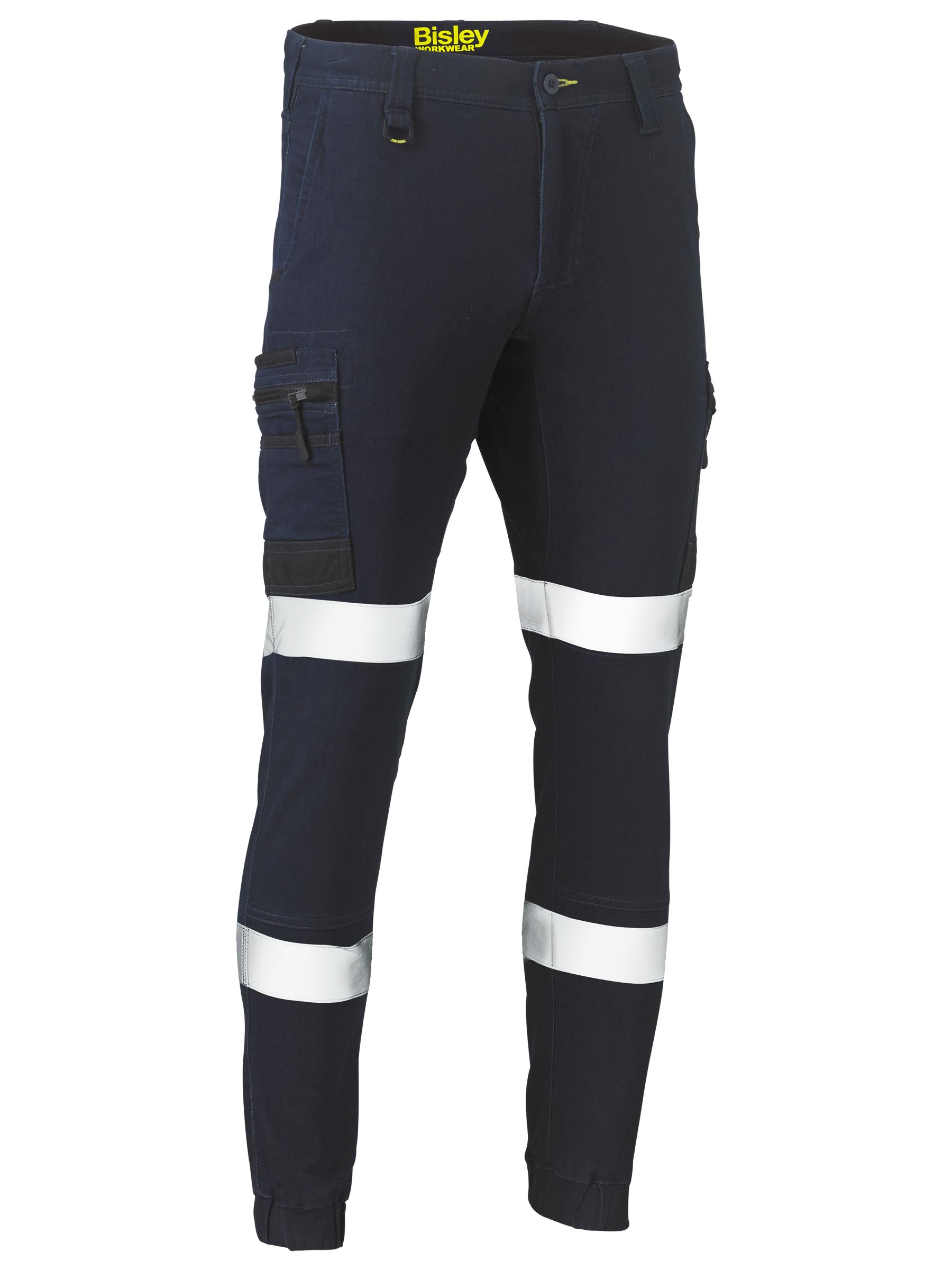 Flx & Move™ Taped Stretch Denim Cargo Cuffed Pants (BPC6335T)