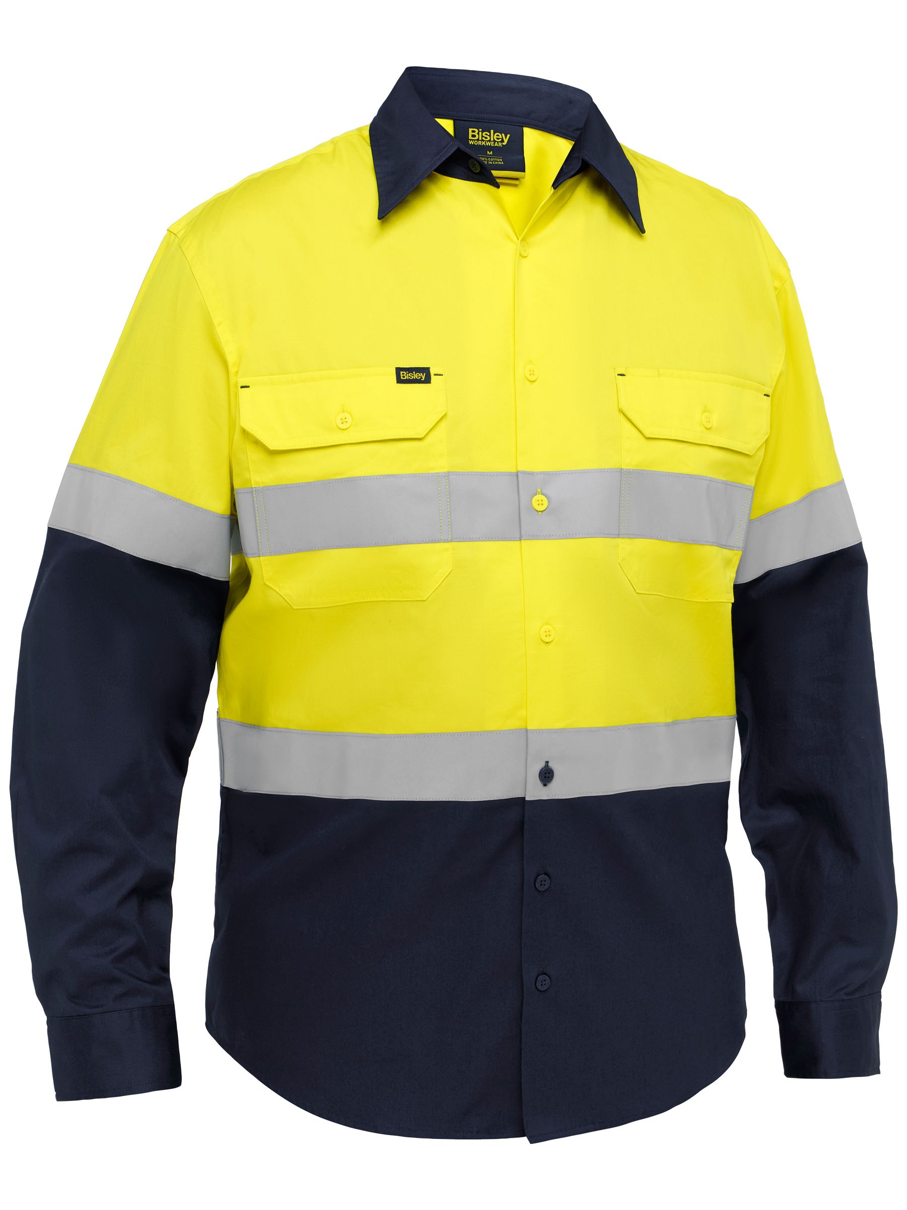 Industrial Taped Hi Vis Cool Lighweight Vented Shirt (BS6390T)